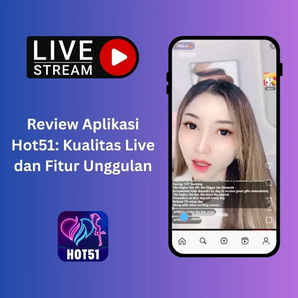 Review Aplikasi Hot51: Kualitas Live dan Fitur Unggulan