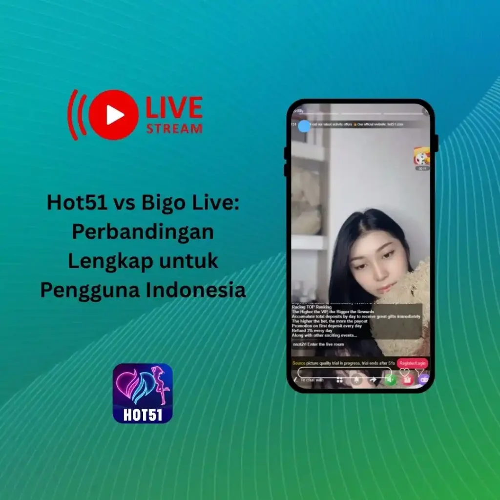 Hot51 vs Bigo Live: Perbandingan Lengkap untuk Pengguna Indonesia