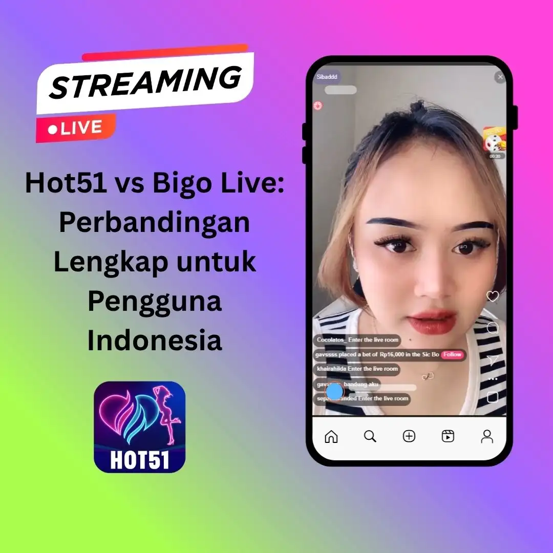 You are currently viewing Hot51 vs Bigo Live: Perbandingan Lengkap untuk Pengguna Indonesia